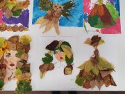 Zajęcia kreatywne w Filii Bibliotecznej Stare Załucze.